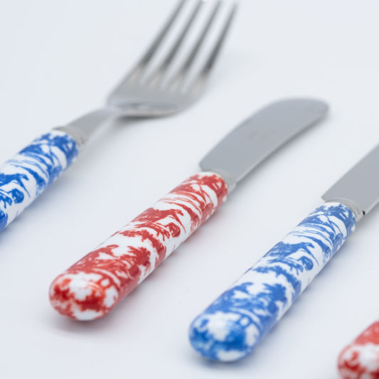 【SABRE】トワル ド ジュイ バターナイフ(小) / レッド